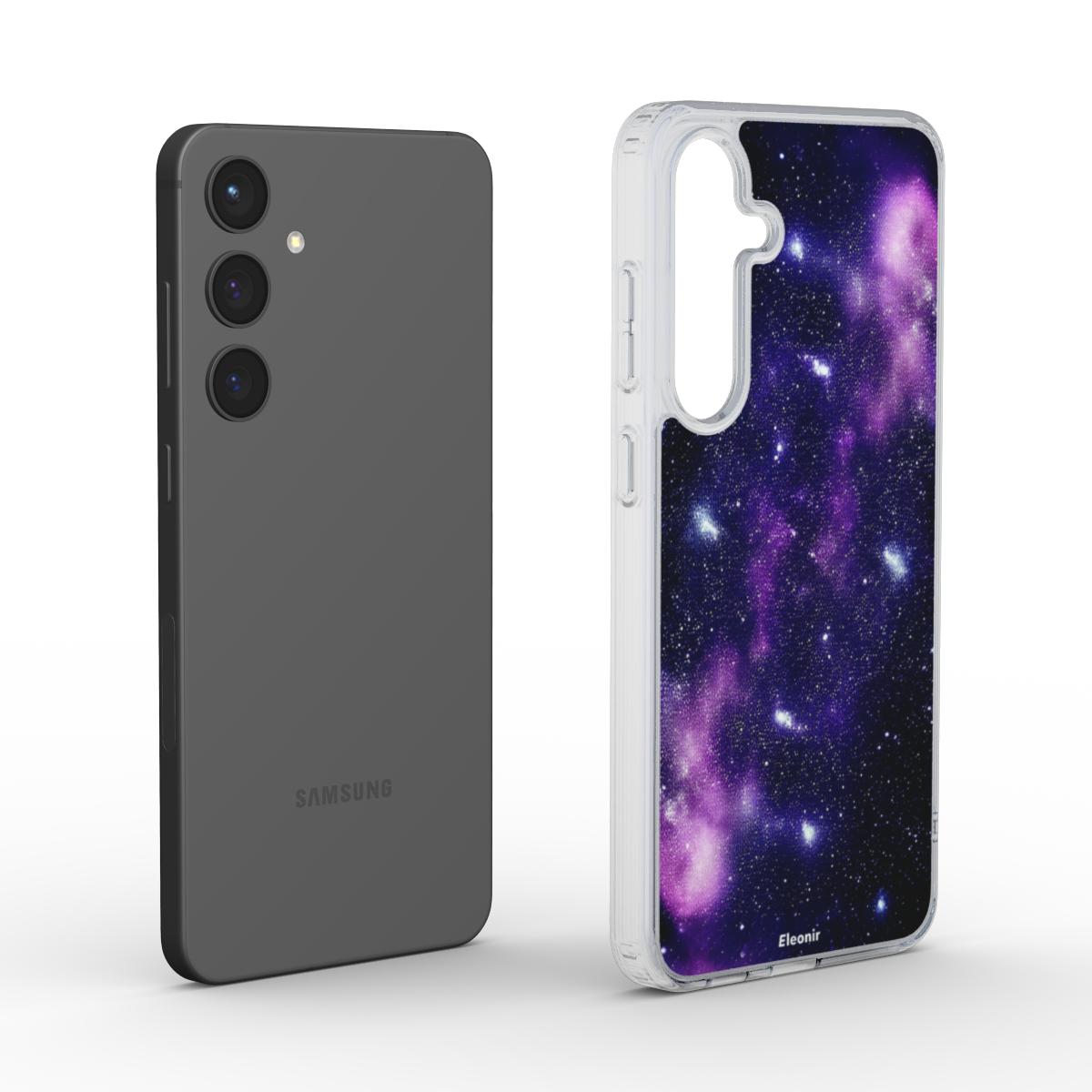 Cosmic Space Clear Phone Case