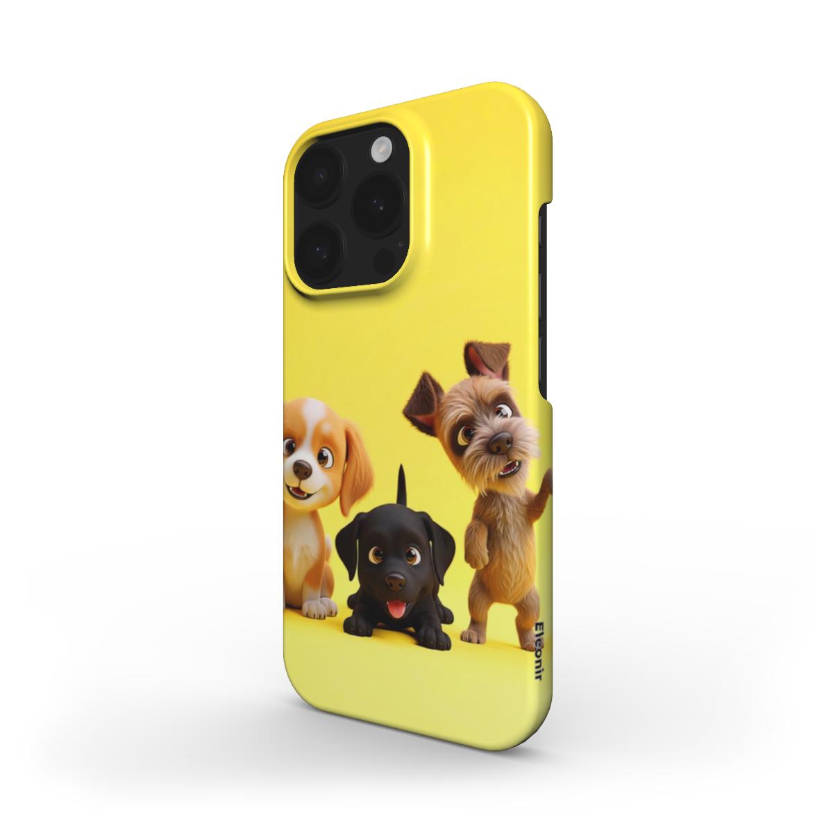 Cute Puppies Snap Phone Case
