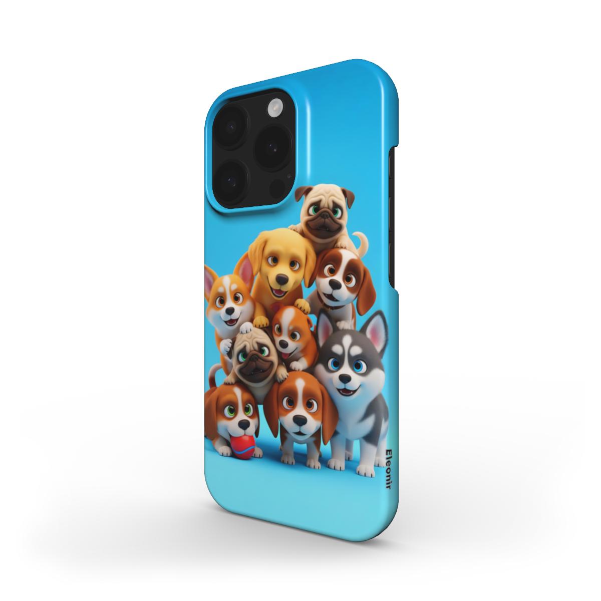 Cute Puppies Snap Phone Case