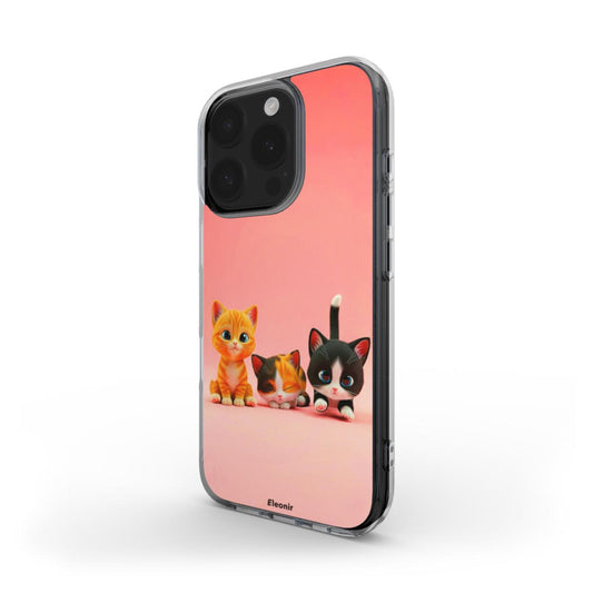Cute Cats MagSafe Clear Phone Case