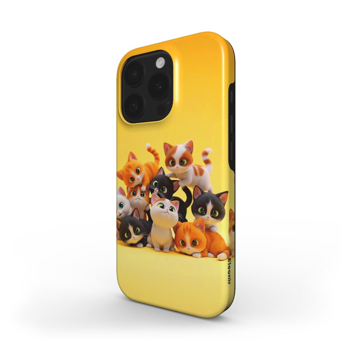 Cute Cats Tough Phone Case