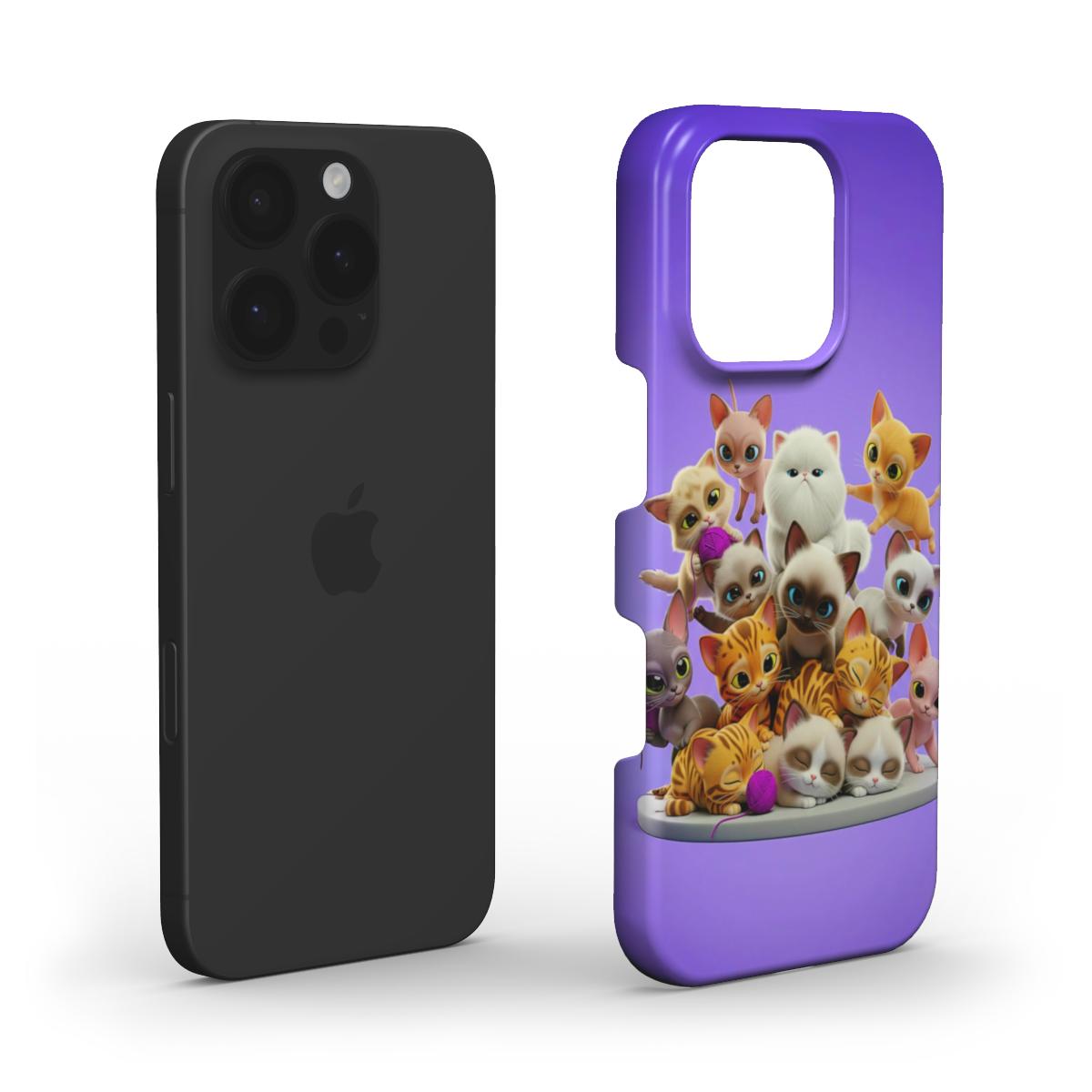 Cute Cats Snap Phone Case
