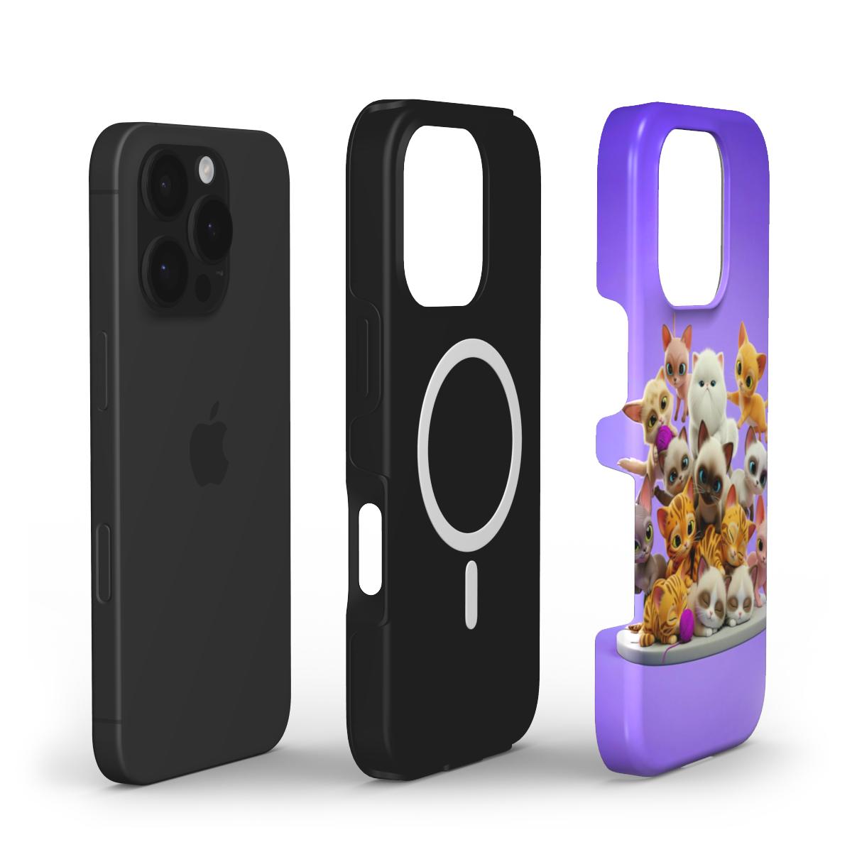 Cute Cats MagSafe Tough Phone Case