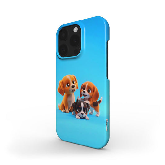 Cute Puppies Snap Phone Case