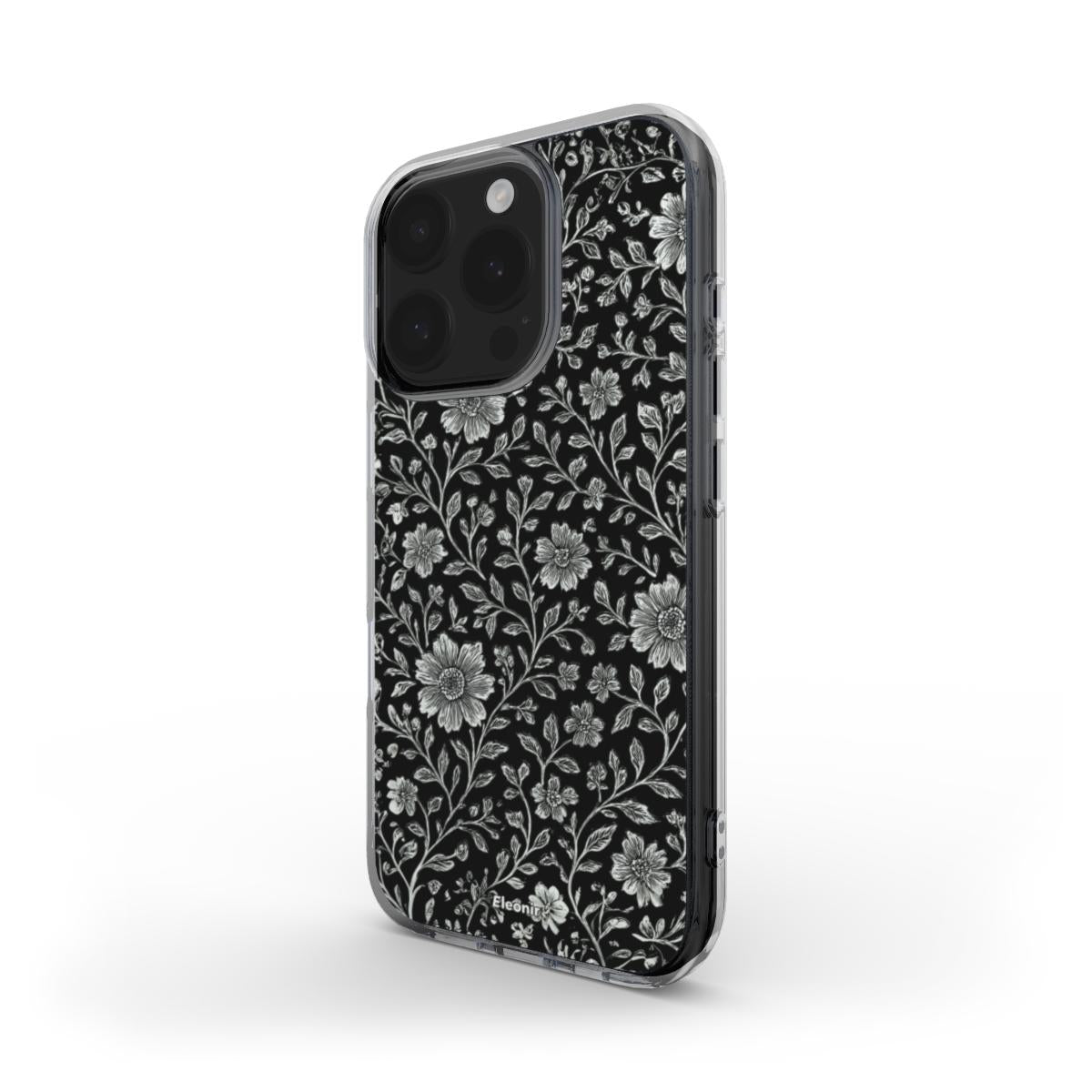 Elegant Floral print MagSafe Clear Phone Case