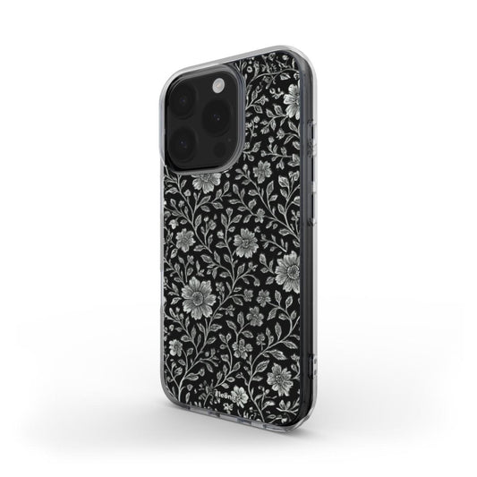 Elegant Floral print MagSafe Clear Phone Case