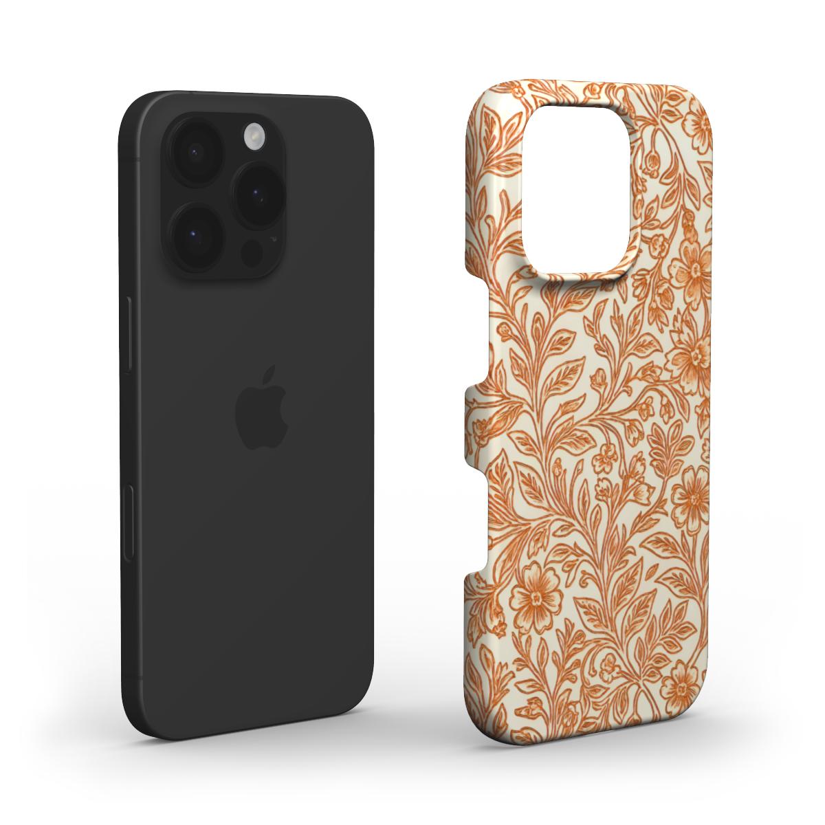Royal Floral print Snap Phone Case