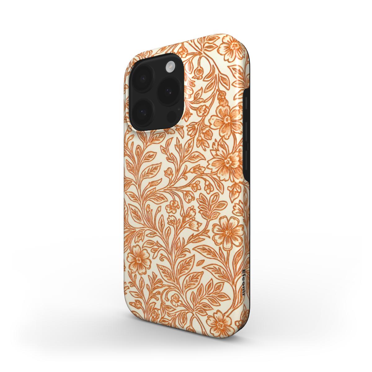 Royal Floral print Tough Phone Case