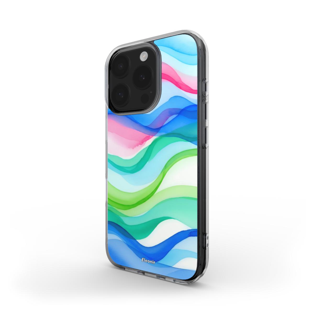 Peaceful Colors MagSafe Clear Phone Case