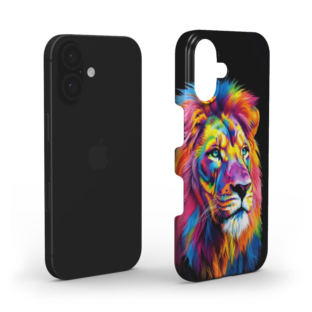 Beautiful Colorful Lion Snap Phone Case