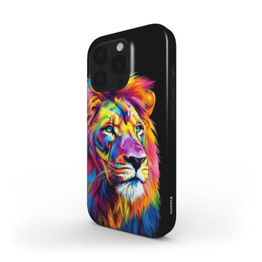 Majestic Colorful Lion Tough Phone Case