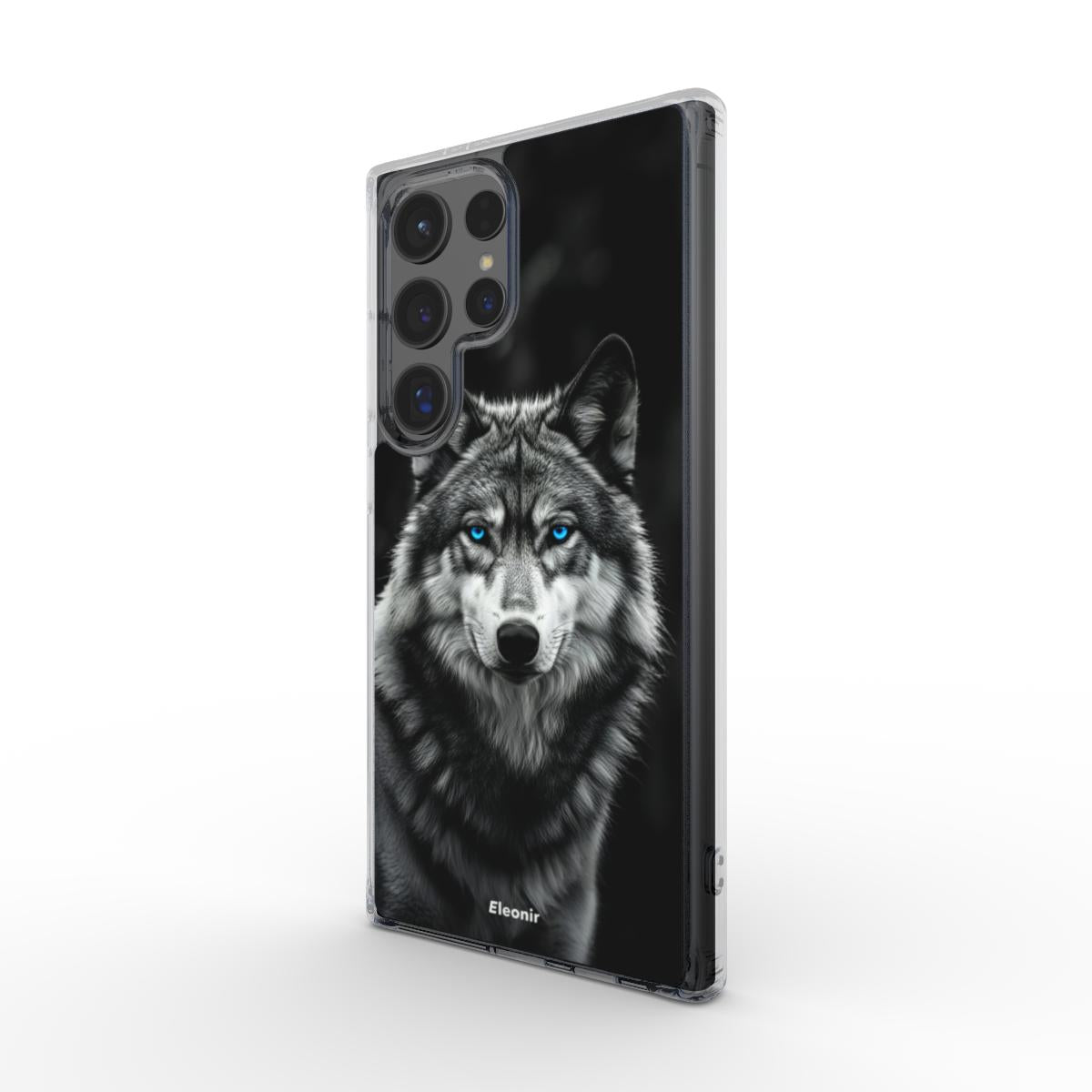 Wolf Stare Clear Phone Case