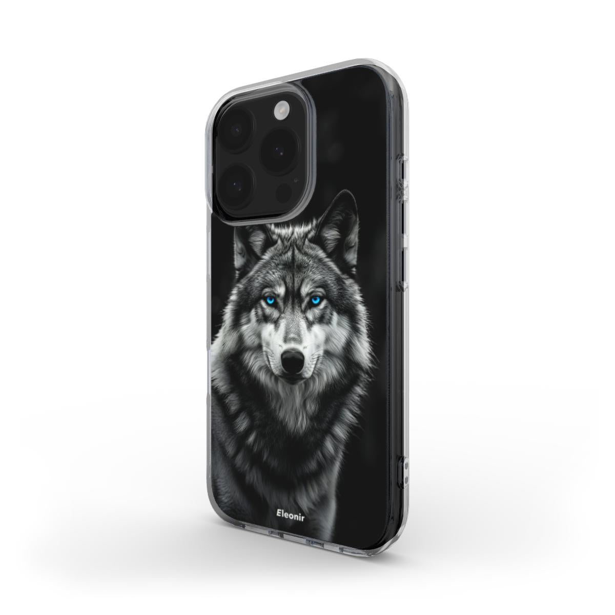 Wolf Stare MagSafe Clear Phone Case