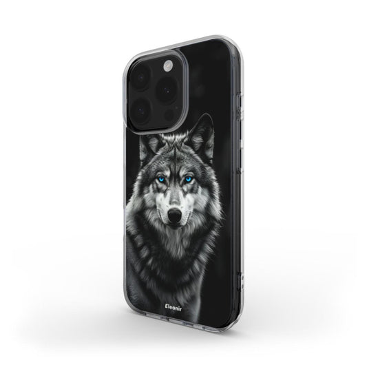Wolf Stare MagSafe Clear Phone Case