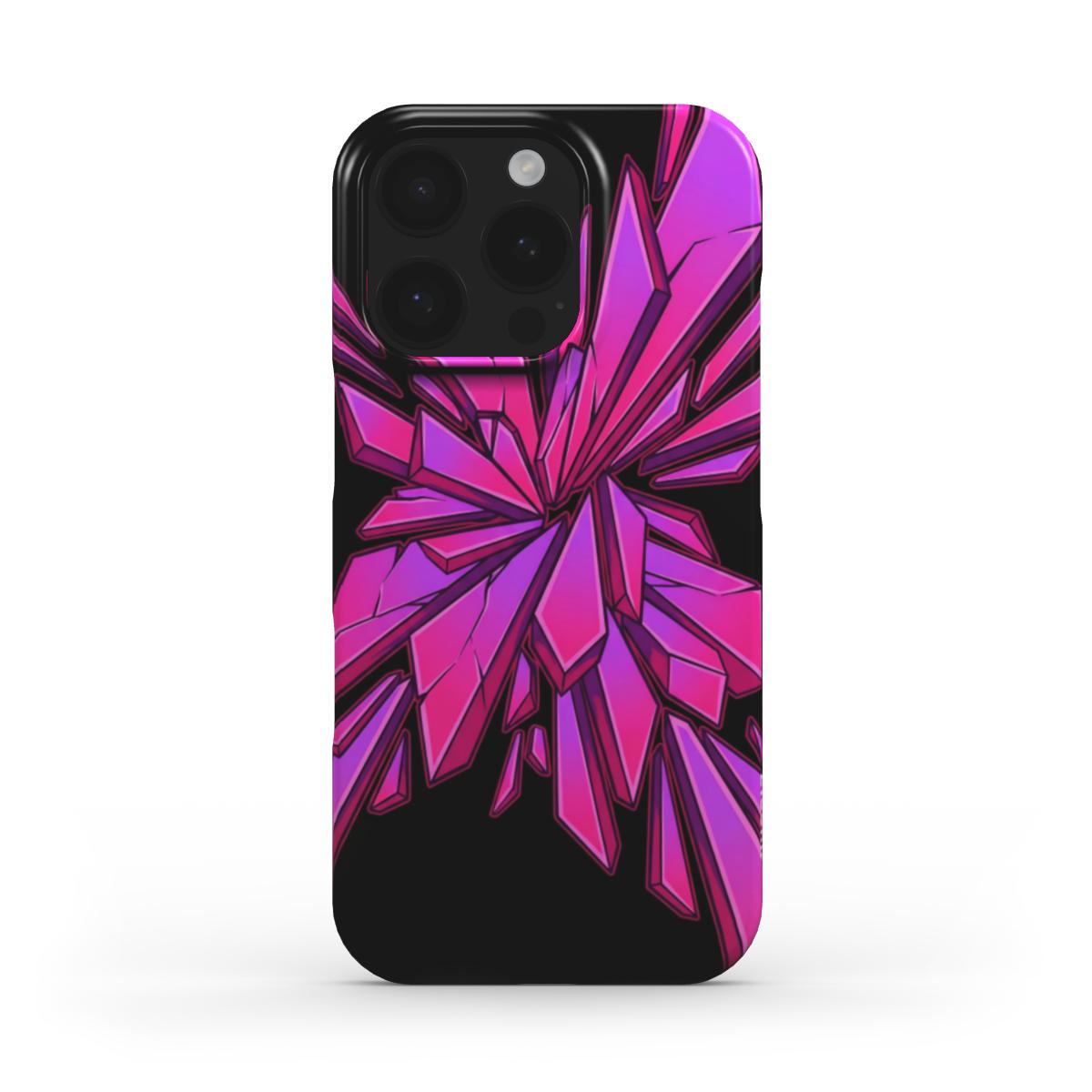 Pink Crystals Snap Phone Case