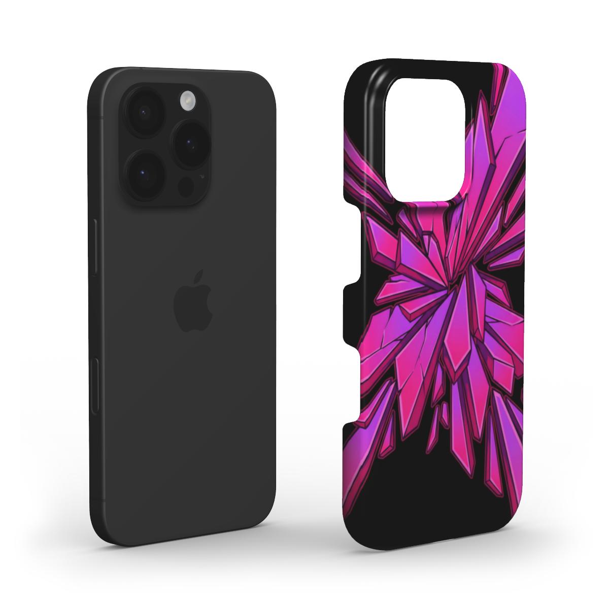 Pink Crystals Snap Phone Case